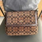 Nwt Coach Etta Flap Shoulder Bag In Signature Chenille Cce58 New