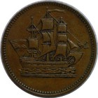 1800 s Canada Prince Edward Islands Ships Colonies   Commerce Token Pe10-46