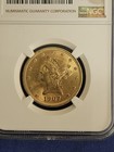 1907 Liberty Head  10 Gold Eagle Ngc Ms64 - Choice Uncirculated Cert 5789221-008