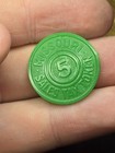 Missouri 5 Mill Sales Tax Token Green Plastic Vintage Great Depression Coin