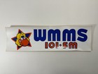    Vintage 70s Wmms 101 Fm Bumper Sticker Cleveland Oh Buzzard Tokyo Shapiro  