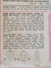 Vtg 68 Simplicity 8008 Jr Teens Jumper Or Dress   Blouse Pattern 13 14 33 5b