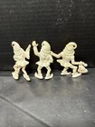 Set 3 Mcm Vintage Hard Plastic Elf Pixie Gnome Santa s Helpers Ornaments