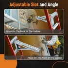 2 Pack Ladder Jack Scaffold Extension 2-rung Up To 20 Inch Stable Adjustable