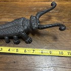 Cast Iron Bug Beetle Figural Boot Jack Tool  Shoe Horn Bootjack Farm Mud Room