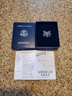 2002-w American Silver Eagle Proof Ogp Box And Coa  No Coin 