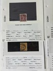 Antique Chile Christopher Columbus Postage Stamp Collection 1880s Used Lot