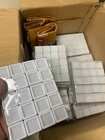 1000 Pcs 3x3 Cm  30 X 30mm Plastic Gem diamond Storage Boxes Wholesale Free Ship