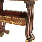 Antique French Flame Mahogany  Birds Eye Maple And Ormolu Serving Table C1920