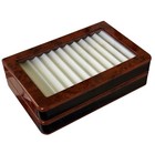 Visconti 24 Pen Display Burl Storage Case  Made In Italy