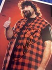 Mick Foley Mankind Lot Of 3 Signed Wrestling Photos Wwe Wwf Wcw Ecw