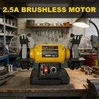 Woodskil 6 Inch 2 5a Variable Speed Bench Grinder  2000   3400 Rpm Table Grinder
