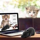 Remote Control Rat Toy  Electronic Rc Mouse Toy Emulation Flocking Rat Toy In   