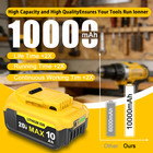 Pack For Dewalt 20v 20 Volt Max 10 0ah Lithium Ion Battery Dcb206 Dcb200 Dcb204