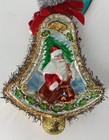 Rare Christopher Radko Ornaments Garland Bell Santa With Tag