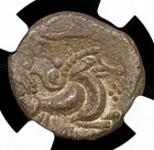 Celtic  Gaul  Coriosolites  100-50 B c  Billon Stater  Ngc Xf