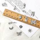 Sannix 350pcs Silver Charms For Jewelry Making Wholesale Bulk Tibetan Silver Cha
