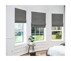 Washable Room Darkening Cordless Roman Shades For Windows  Double Tone Color    