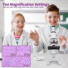 Microscope For Kids Beginner  40x-2000x Biological Compound Microscope Kit Wi   