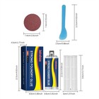 2 Pack Strong Foundry Glue  High Temperature Resistant Casting Metal Repair Glue