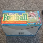 Topps 1986 Topps Football Nfl Bubble Gum Trading Cards Empty Display Box