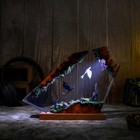 Fire Breathing Toothless And Light Fury Lamp  Httyd Dragon Resin Art Night Light