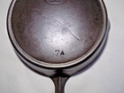 Nice Favorite Piqua 7a Smiley Logo Heat Ring Restored Cast Iron Skillet-no Spin