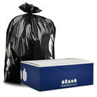 Plasticplace 95-96 Gallon Black Trash Bags  25 Count
