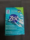8 Pack Zest Refreshing Aqua Deodorant 3 2 Oz  Clean Bath Bar Soap With Vitamin E