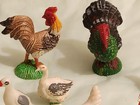 Vintage Miniature Farm Bird Lot - 16 Pieces