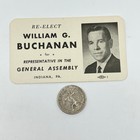 1950s Political Ad Card William G  Buchanan General Assembly Indiana Pa Sc3