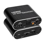 4k Hdr Hdmi To Hdmi Arc Audio Extractor 5 1ch Spdif 3 5mm Stereo Audio Converter