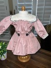 American Girl Samantha s Talent Show Dress Pink Black Fancy Dress W collar Retir