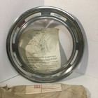 Vintage Nos Del Mar 14  Wheel Slotted Trim Ring Set -  36