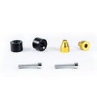 2x Protective Sliders Crash Bar End Balls Engine Guard Protector M12 For Harley