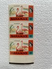 Bahamas  Scott  322  11c Flamingos  3 Stamp Sheet Mnh