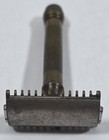 Antique Gillette Old Type Razor With Ball End Handle Made In Usa 