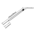 10pc Ballpoint Pen Refills Black Ink 1mm Medium Tip Parker Style   