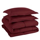 Chezmoi Collection 3-piece Down Alternative Comforter Set - Lightweight All