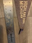 Vintage Felt Small Pennant Highland Park Michigan