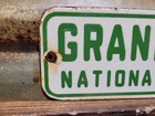 Vintage Grand Canyon Porcelain Sign Old National Park Us Forest Service Arizona 