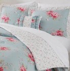 Vintage Simply Shabby Chic Blue Pink Floral  twin Hydrangea Duvet Flowers