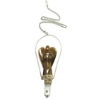 Tigers Eye Pendulum Angel Divination Clear Quartz Point Healing Reiki Dowsing