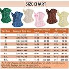 Women Lace-up Overbust Boned Satin Corset Bustier Burlesque Lingerie Basque Tops