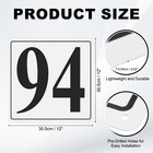 Large Metal Number Sign  12x12  Aluminum Number 94 Sign Plate