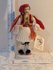Vtg 1960s Greek Evzone Guard In Traditional Costume  Porcelain Figurine W  Tags 