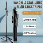 84in Remote Bluetooth Selfie Stick Aluminum Phone Desktop Stand Holder Tripod