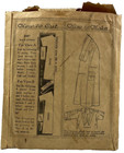 1921 Mccall Sewing Pattern 2497 Womens Slip-on Dress 2 Styles Sz 36 Antiq 14895