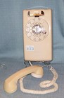 Vintage 1970s Western Electric Beige Rotary Corded Wall Phone 554 Bmp - Vguvc