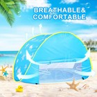 Beach Tent Toddlers Pool Tents Pop Up 47 5 X 31 5 X 27 5 Inches  Blue